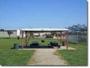 Pavilion #12 at Tri Township Park in Troy, Illinois Available for Rental for Large Groups in Illinois